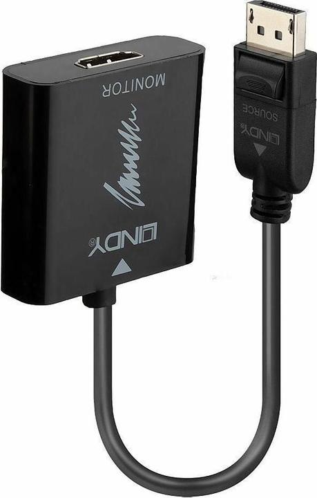 Lindy DisplayPort 1.2 an HDMI 4K60 Adapter (HDMI, 15 cm)