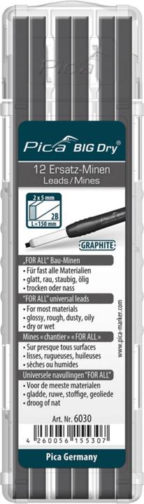 Image du produit Pica Tout usage (12 pcs, 5 mm, 2B)