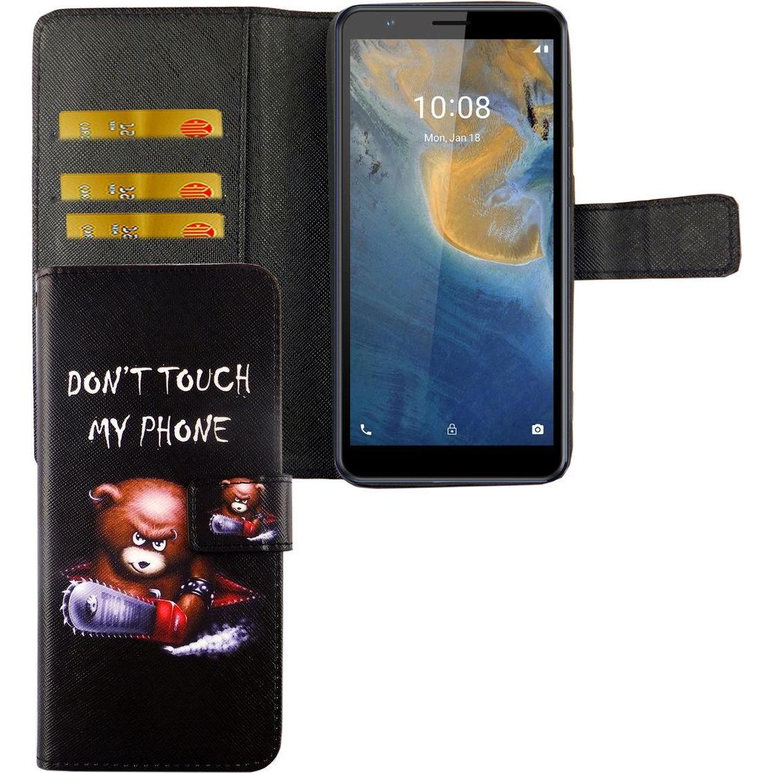 Thumbnail - König Design Handyhülle für ZTE Blade A31 Case Cover Schutztasche Schutzhülle Bookstyle Neu (ZTE Blade A31), Smartphone ...