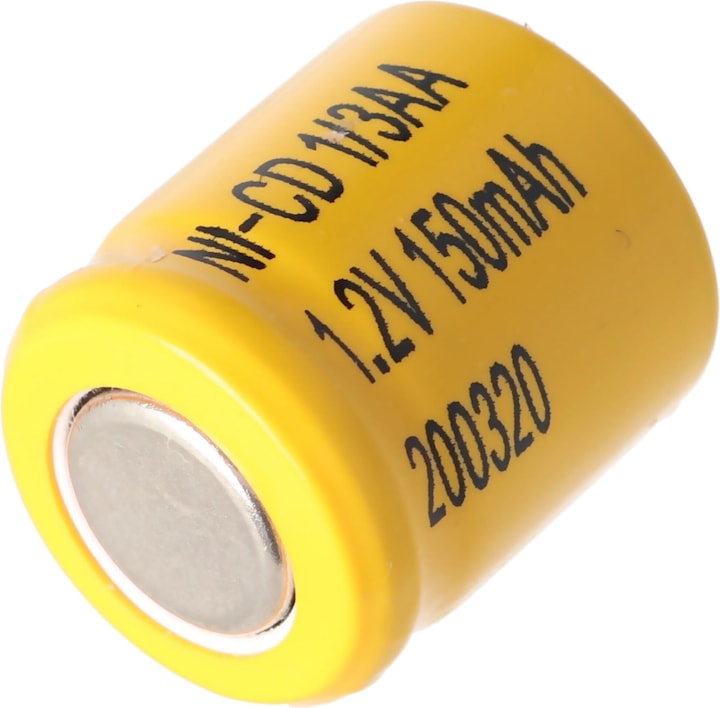Actual product image Sanyo Battery N-110AA Battery NiCd 1/3 AA Mignon without solder tag 150mAh (1 pcs., AA, 150 mAh)