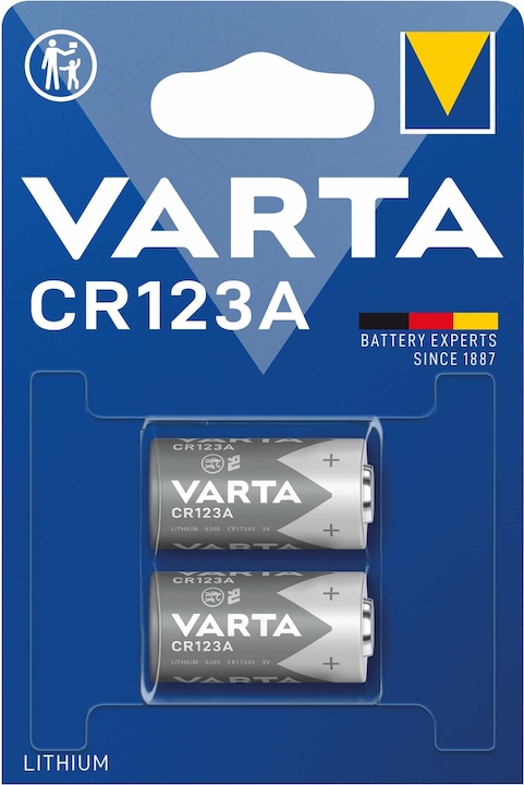 Actual product image Varta Photo Lithium (2 pcs., CR123A, 1430 mAh)