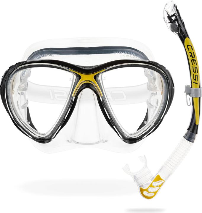 Cressi Big Eyes Evolution + Alpha Ultra Dry
