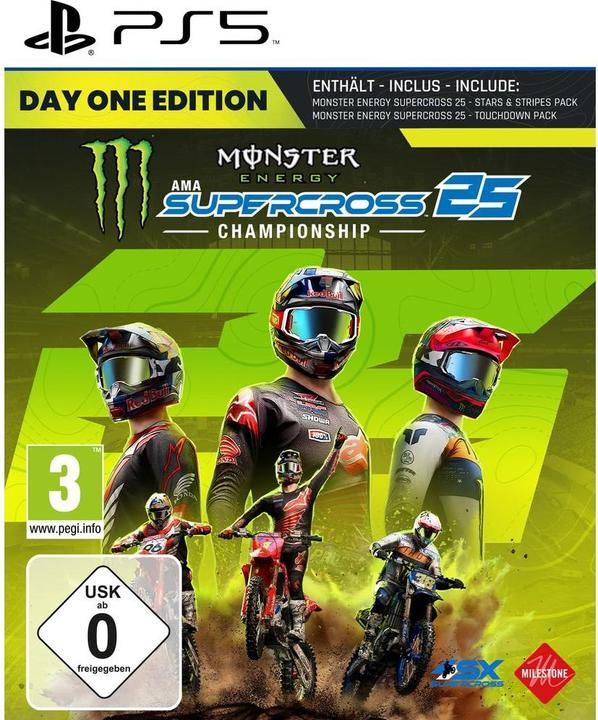 Actual product image Milestone Monster Energy Supercross 25 - The Official Video Game D1 (PS5, DE)