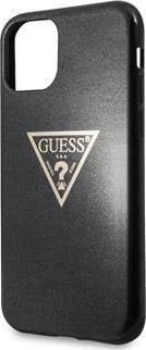 Actual product image Guess Back panel cover iPhone 11 Pro Max Solid Glitter Cover Black (Apple iPhone 11 Pro Max)