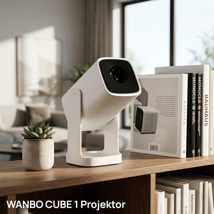 Immagine prodotto Wanbo Cube 1 - Alpine White (HD, 350 lm, 1.2:1)