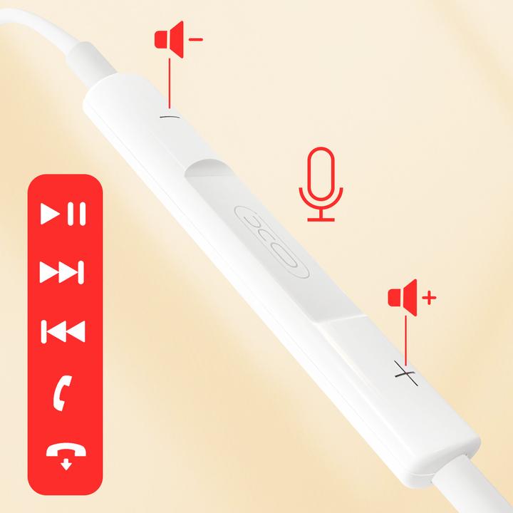 Produktbild xO Kabelgebundene Kopfhörer EP71 Lightning weiss (Kabelgebunden)