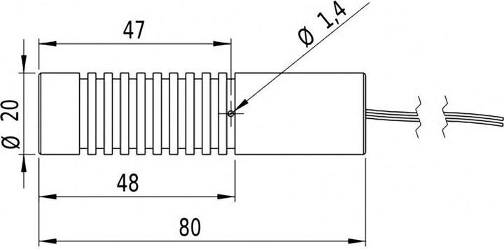 Actual product image Picotronic Laser module line green 5 mW LD532-5-3(20x80)45-PL (70104714)