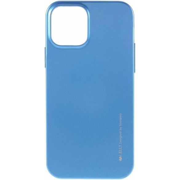 Goospery i Jelly Metal Series (Apple iPhone 12 Pro Max), Smartphone Hülle, Blau