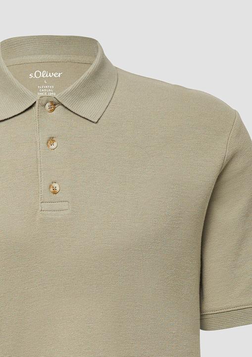 Immagine prodotto S.Oliver Polo-Shirt Poloshirt aus Waffelpiqué (3XL)
