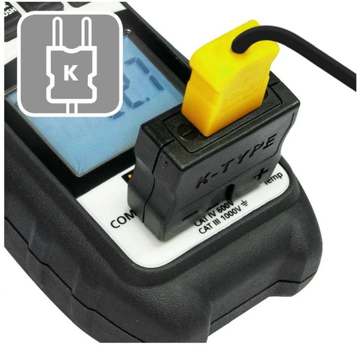 Actual product image Laserliner Temperature probe K type with heat resistant handles