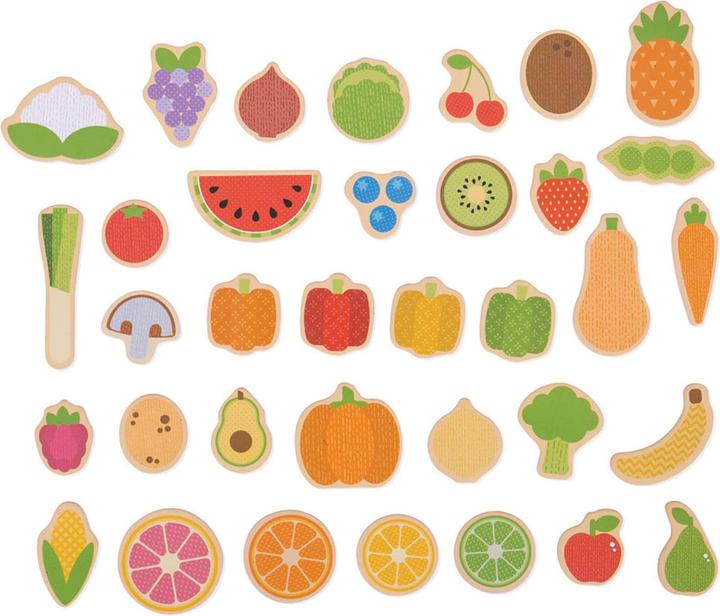 Bigjigs Aimants pour fruits et légumes (35 x)