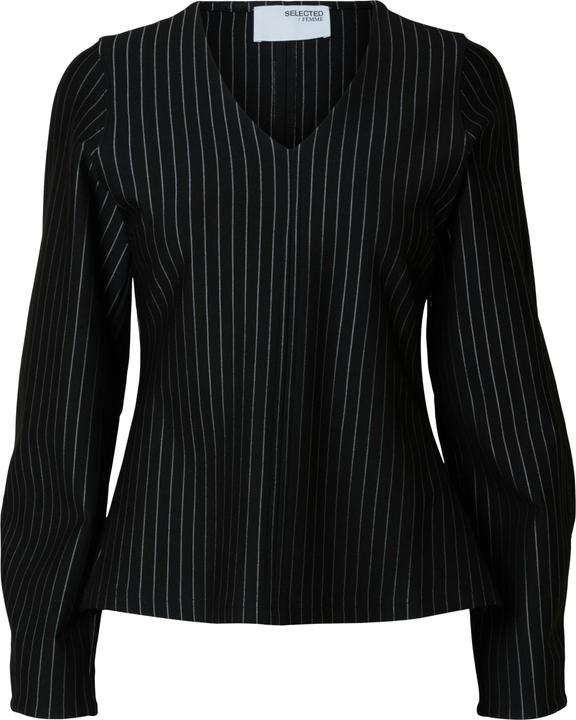 Image du produit Selected Femme Top à rayures avec col en V (XXL)