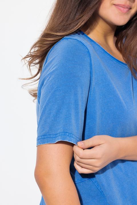 Produktbild Ulla Popken T-Shirt, A-Linie, V-Ausschnitt, Halbarm (46, 48)
