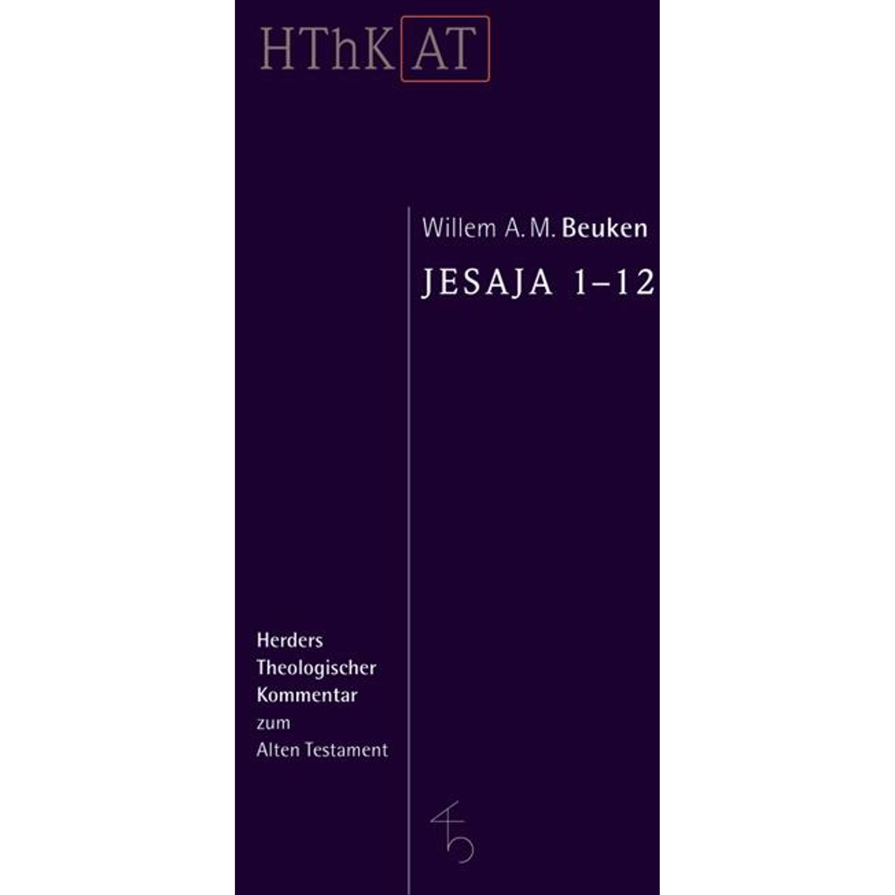 Jesaja 1 - 12, Fachbücher von Willem A.M. Beuken, Ulrich Berges, Erich Zenger