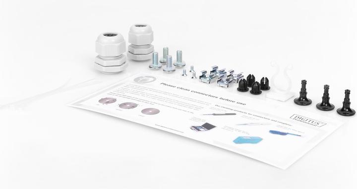 Actual product image Digitus FO splice box, assembled, SC, OM4