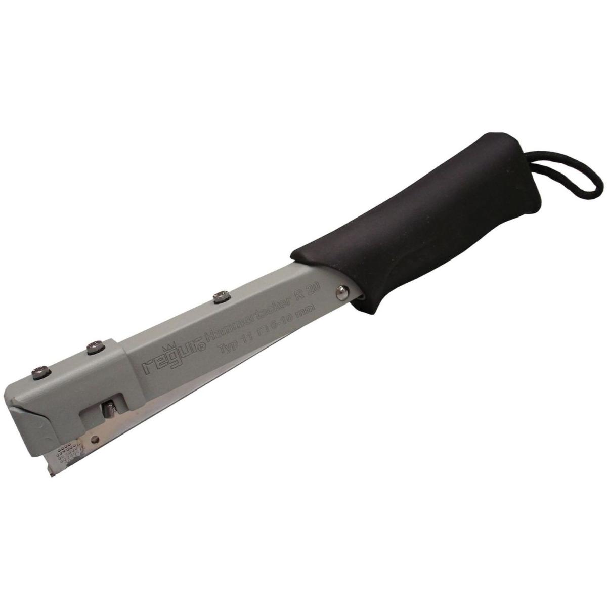 Regur, Tacker + Nagelpistole, Hammertacker 20 silber/anthrazit
