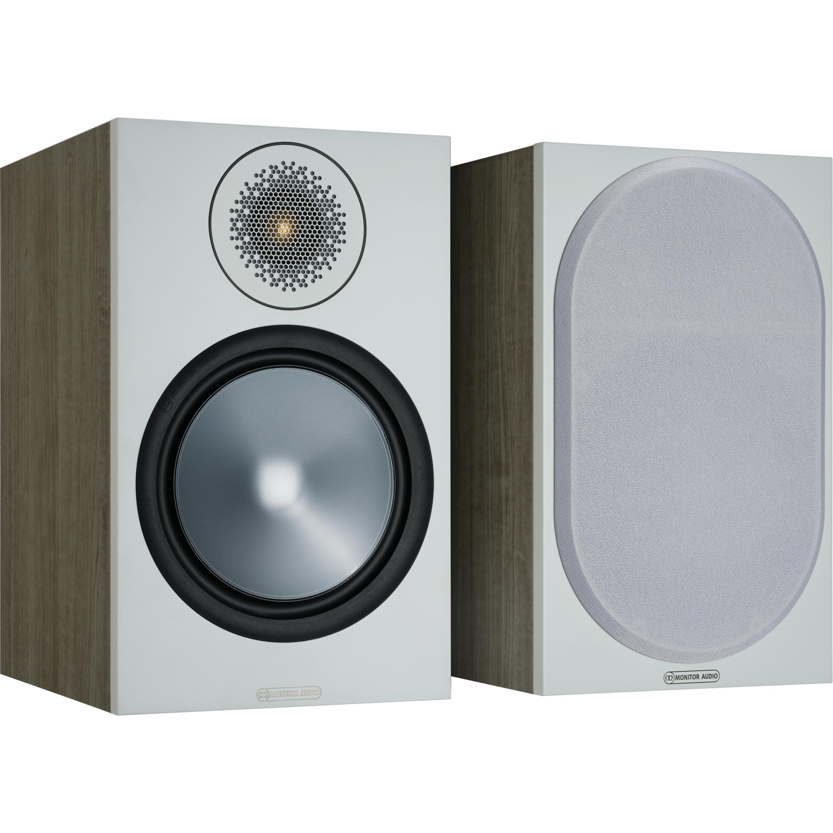 Monitor Audio Regallautsprecher Paar Bronze 100 Urban Grey (1 Paar, 100 W) (SB6G100G)