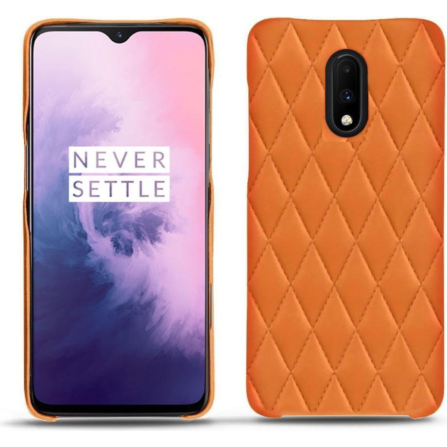 Thumbnail - Noreve Lederschutzhülle (OnePlus 7), Smartphone Hülle, Orange