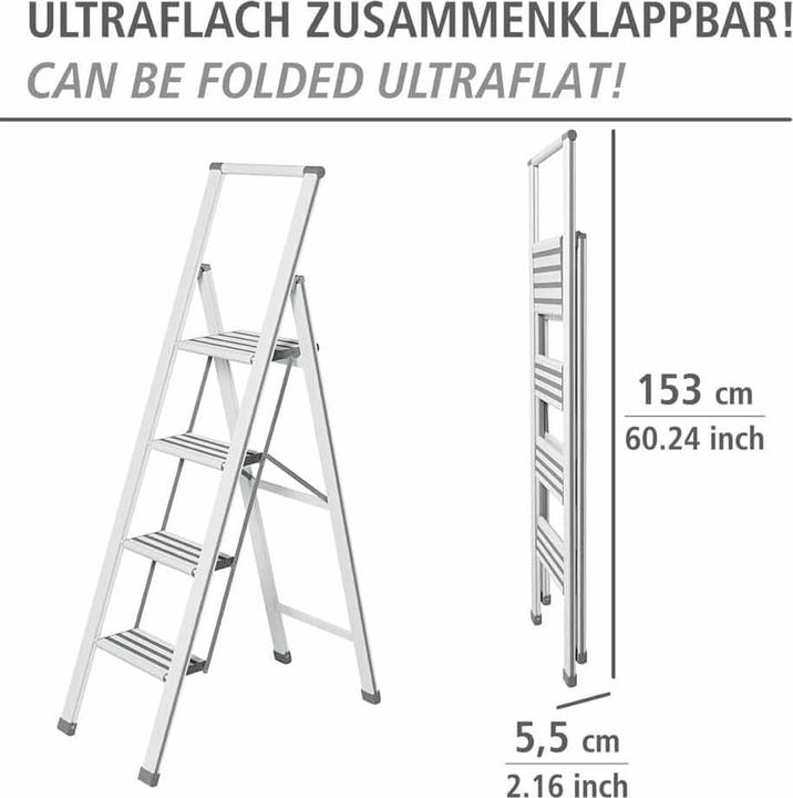 Produktbild Wenko Haushaltsleiter (Trittleiter, 44 cm)