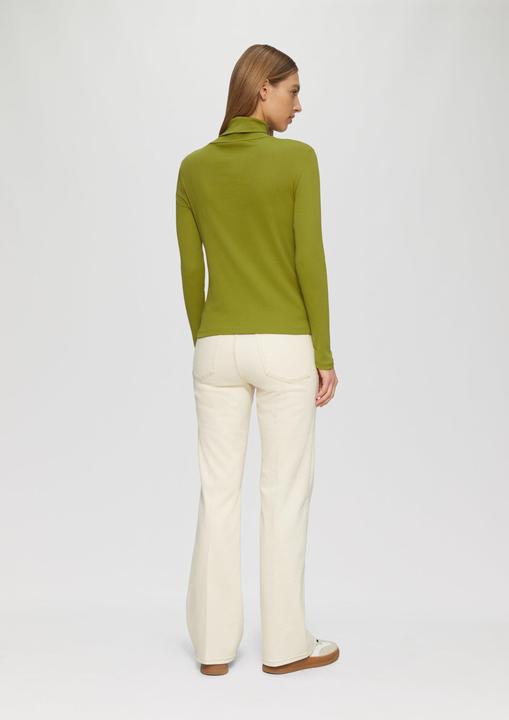 Actual product image S.Oliver T-Shirt Elastisches Langarmshirt mit Rollkragen (48)