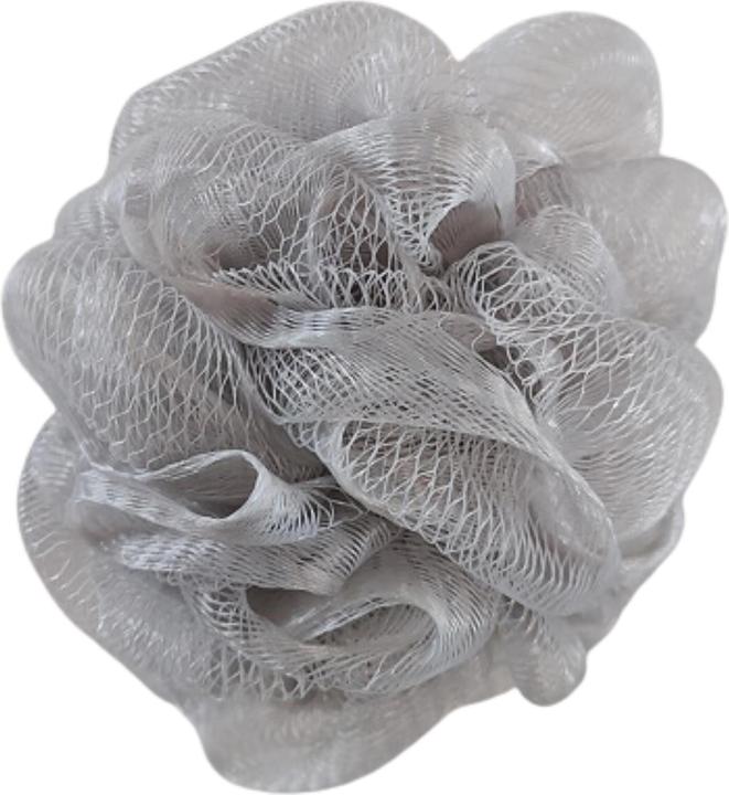 Image du produit MSV Éponge de douche 3 pièces, 10 x 10 cm, Gris