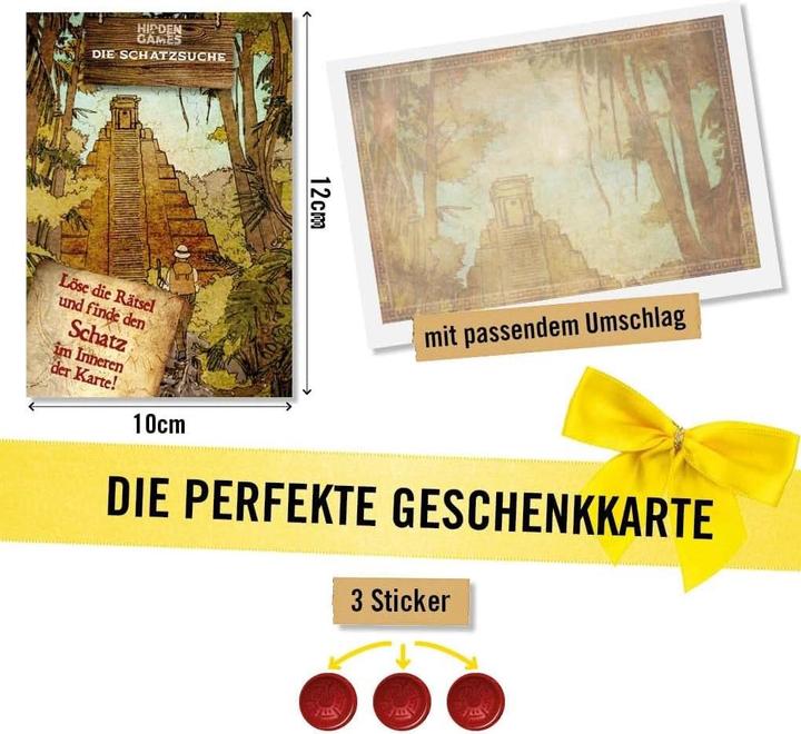 Actual product image Hidden Games The treasure hunt - puzzle card (German, 1 Players)