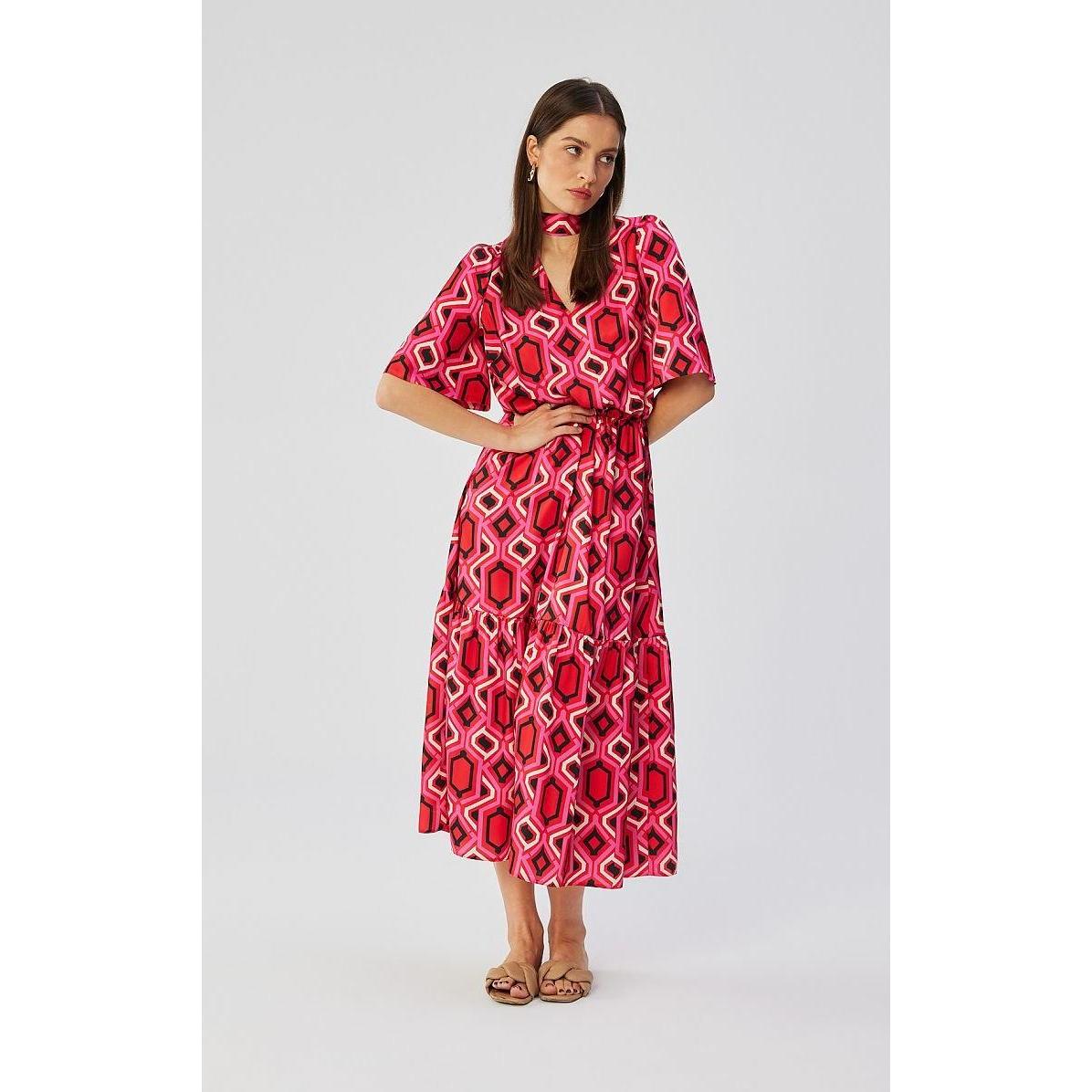 Stylove, Damen, Kleider, Alltagskleid, Mehrfarbig, (L)