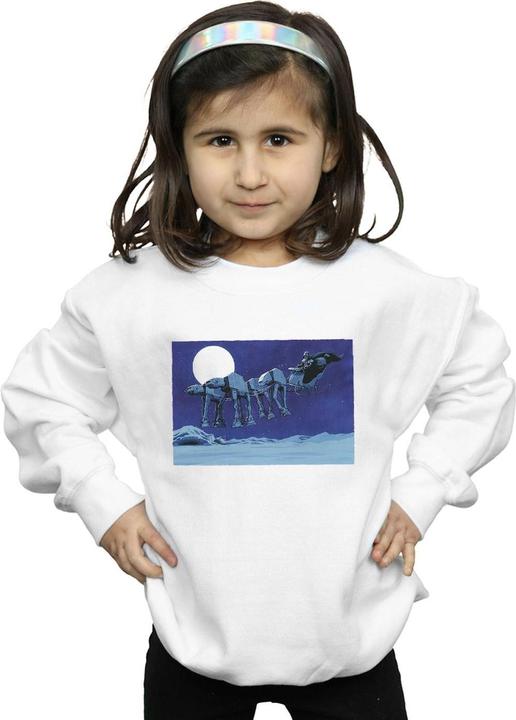 Produktbild Star Wars Christmas ATAT Sleigh Sweatshirt Mädchen (116)