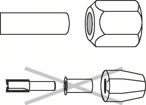 Immagine prodotto Bosch Professional Zubehör Pinza di serraggio, 1/2 pollice, 27 mm