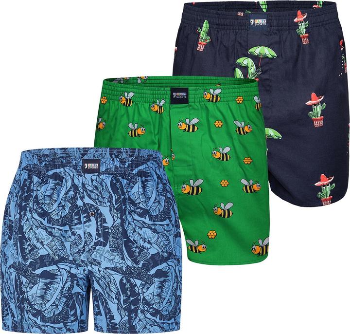 Produktbild Happy shorts Boxer Motiv Mix (M, 3er Pack)