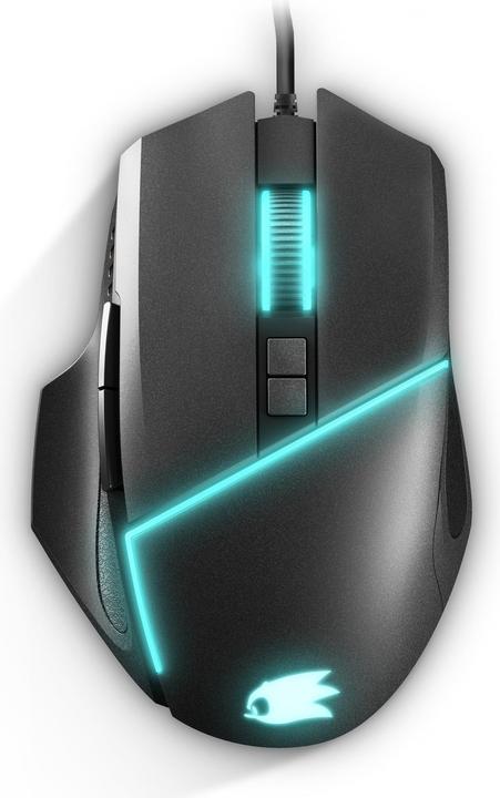 Image du produit Energy Sistem pour le jeu ESG M2 Sonic (6400 DPI, USB, lumière LED RGB, 8 boutons personnalisables) + Tapis de (Filaire)