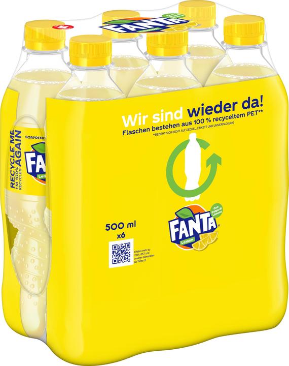 Image du produit Fanta Lemon (6 x 50 cl)