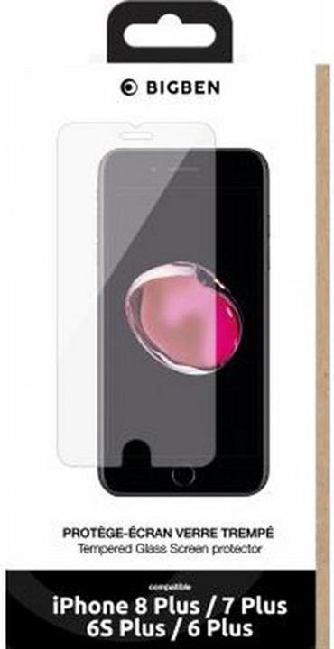 Produktbild Bigben Tempered glass IP6/6S/7/8 Plus (1 Stk., Apple iPhone 7 Plus, Apple iPhone 8 Plus)