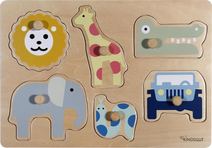 Image du produit Kindsgut Jeu d'assemblage Puzzle Safari