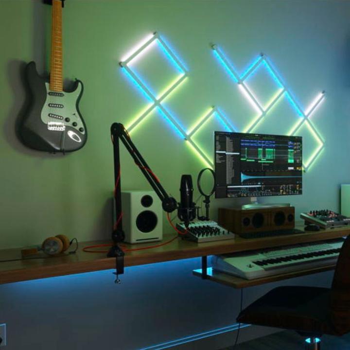 Image du produit Nanoleaf Set de démarrage Lines Squared (Multicolore, 252 cm, Intérieur)