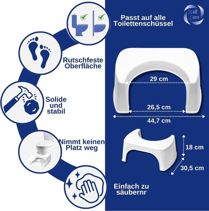Immagine prodotto Well Care Sgabello da toilette