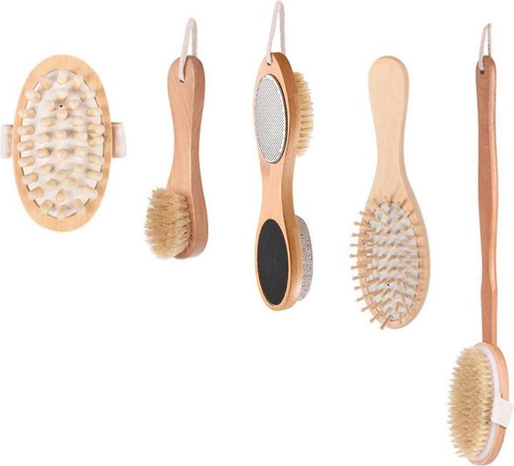 JTI Set of bath brushes - 5 pieces