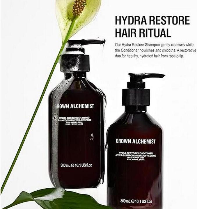 Produktbild Grown Alchemist Hydra-Restore Shampoo (Flüssiges Shampoo, 300 ml)