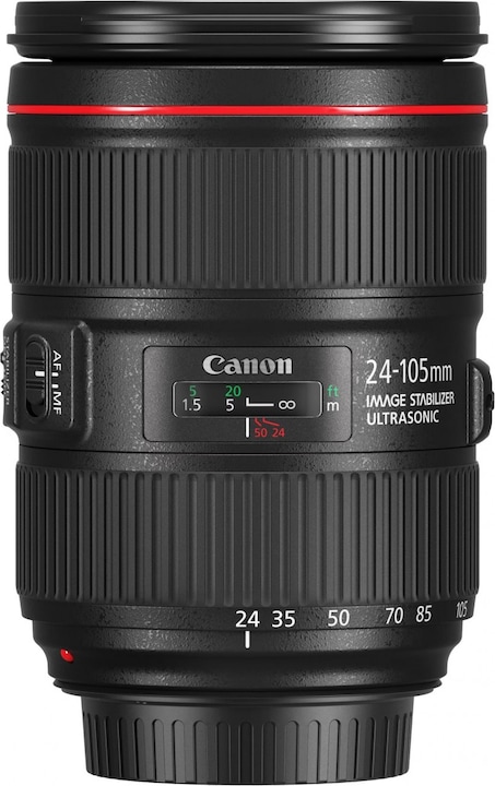 Image du produit Canon EF 24-105mm f/4 L IS USM (Canon EF, Plein format)