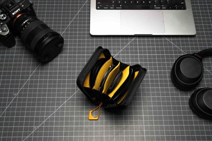 Actual product image Wandrd Lens Filter Case, Dallol Yellow (Camera case, 0.65 l)