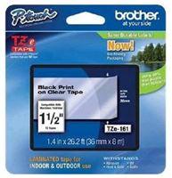 Immagine prodotto Brother TZE-161 TAPE 36 MM - LAMINATED (3.60 cm, Nero, Trasparente)