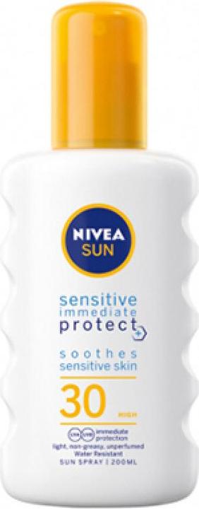 Actual product image NIVEA Sun Sensitive Protect (Sun spray, SPF 30, 200 ml)