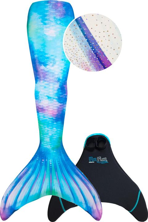 Produktbild Fin Fun Mermaidens" Meerjungfrau Flosse "Limited Edition" Watercolor Waves