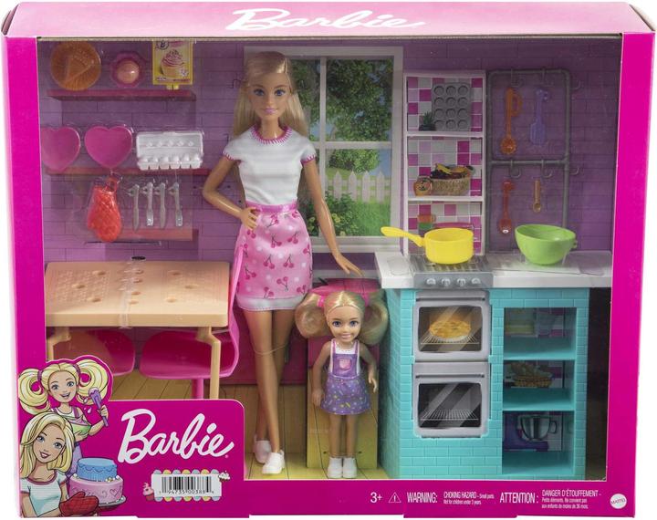 Produktbild Mattel Doll & Chelsea - Baking Playset and Accessories (HBX03)