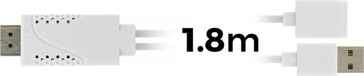 Actual product image Avizar USB cable MHL female to HDMI male to male HDTV smartphone/tablet (1.80 m, HDMI)