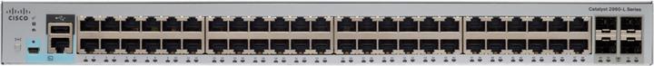 Actual product image Cisco 2960L-48TS-LL: 48 Port LAN Lite SW (48 ports)