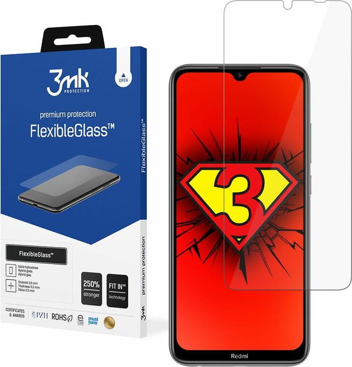 Produktbild 3MK FlexibleGlass Xiaomi Redmi Note 8T Szkło Hybrydowe (1 Stk., Xiaomi Redmi Note 8T)