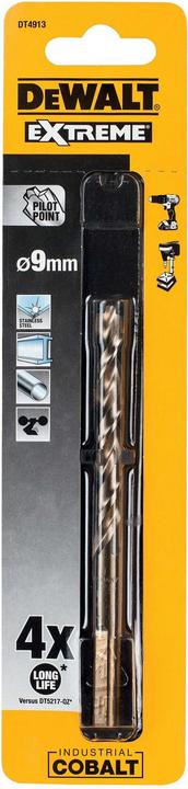 Actual product image DeWalt Metal drill (9 millimetres)