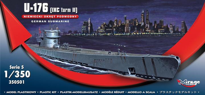 Actual product image Mirage Hobby German Submarine U-176 (IXC turret II)