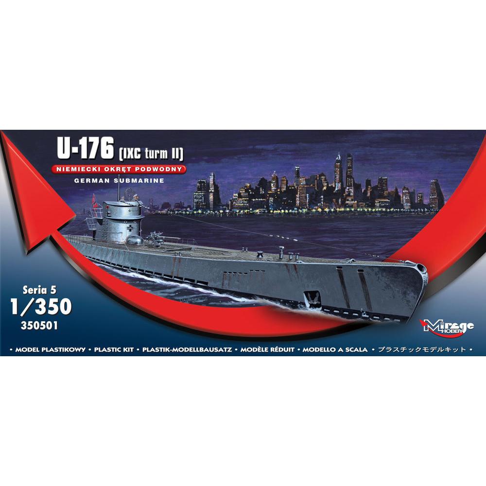 Thumbnail - Mirage Hobby German Submarine U-176 (IXC turm II)